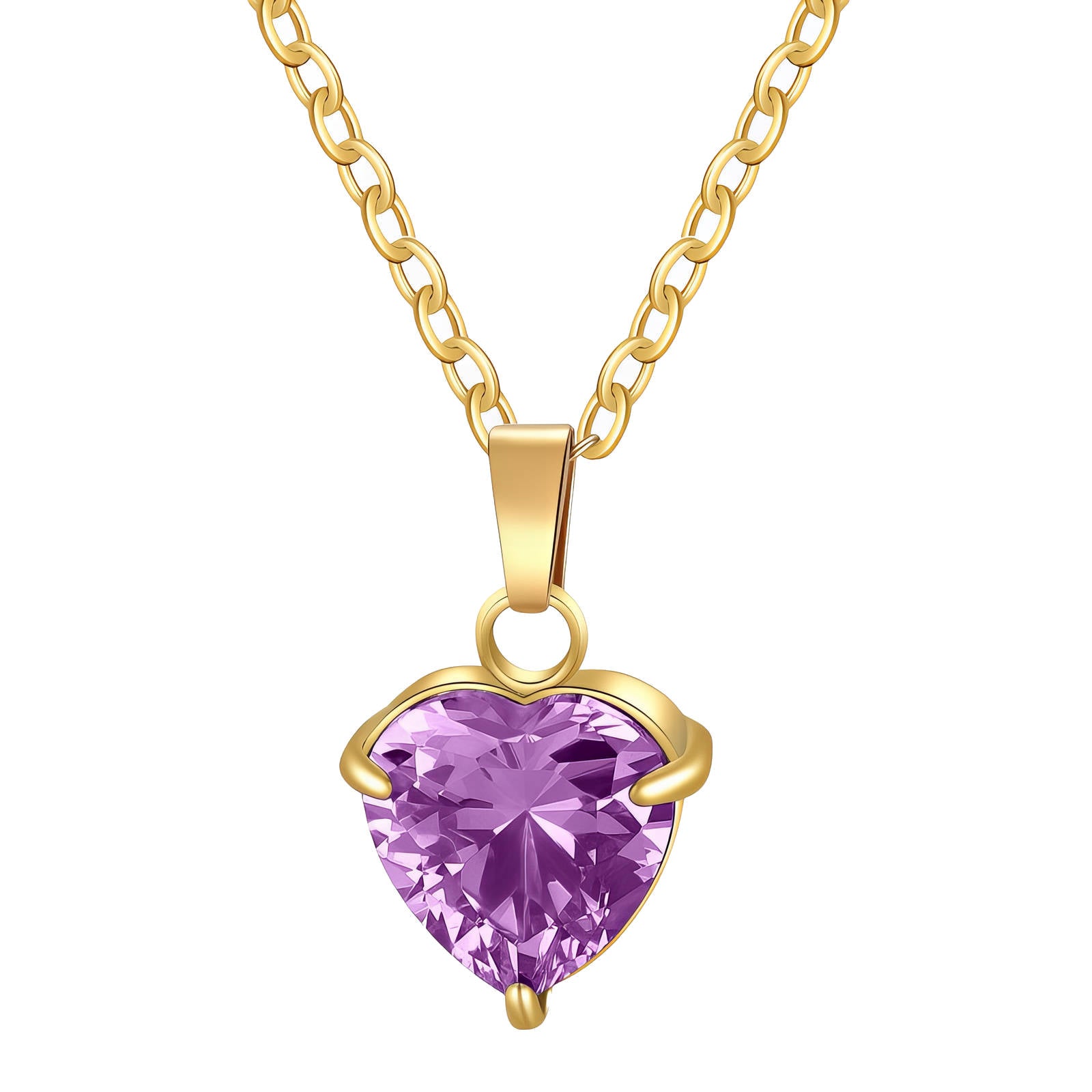 COLLANA "LACRIMA", ACCIAIO PLACCATO IN ORO 18K